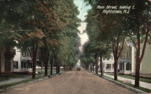 Vintage Postcard 1910's Main Street Looking East Heightstown North New Jersey NJ