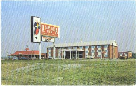 The  Ramada Inn, Detroit Area, Allen Park, Michigan, MI, Chrome