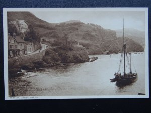 Devon COMBE MARTIN Village SEASIDE - Old Postcard by Ernest W. Meakings of C.M.