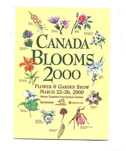 Advertising, Canada Blooms Flower, Garden Show, 2000 Toronto Ontario