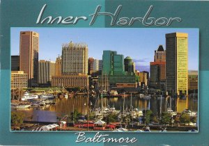 Inner Harbor Downtown Baltimore Maryland Mailed 2012 Aloha Stamp