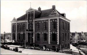 Netherlands Nieuw-Lekkerland Raadhuis Vintage RPPC C013