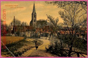 af8264 - Germany GERMANY - Postcards VINTAGE POSTCARD - Aschersleben - 1912-