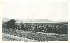 Ossipee New Hampshire Mountains & Lake Ossipee B&W Postcard
