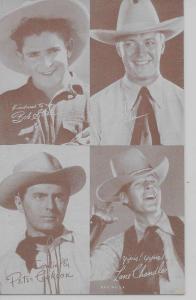 Bob Steele Jack Luden Peter Cookson Lane Chandler blank back antique pc Z44492