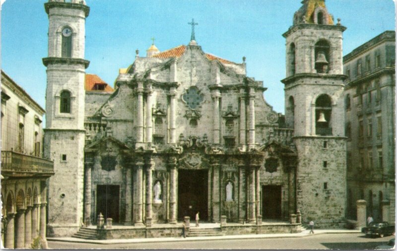 Postcard Cuba Havana - La Catedral