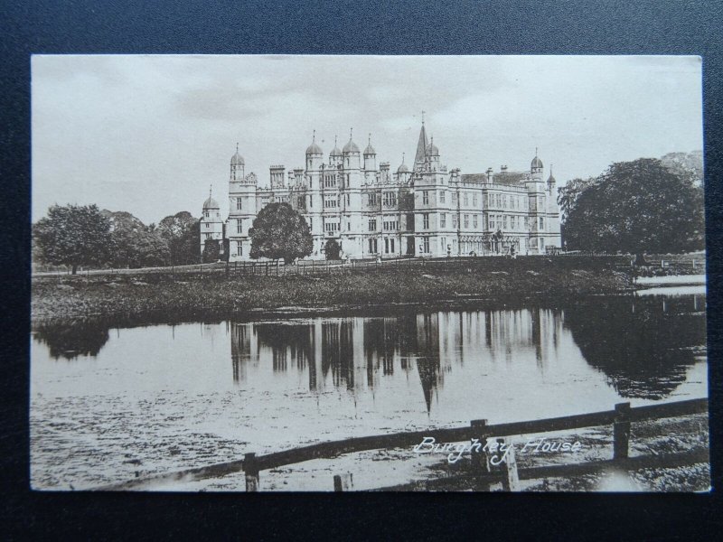 Cambridgeshire Peterborough BURGHLEY HOUSE Elizabethian - Old Postcard by J.N.