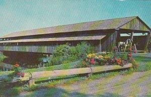 Covered Bridge The Entrace To The Shelburne Museum Vermont