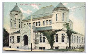 Postcard Post Office Atchison Kan. Kansas