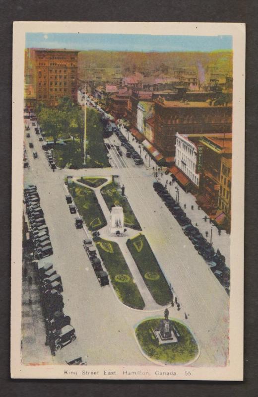 View Of King Street East, Hamilton, Ontario - Unused c1930