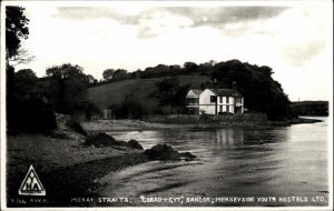 Menai Straits Wales Merseyside Youth Hostels Real Photo Vintage Postcard