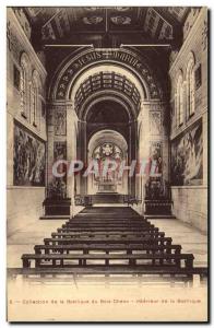 Old Postcard Collection De La Basilique du Bois Chenu Interior of The Basilica
