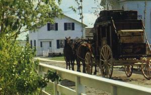 Canada - Ontario, Morrisburg. Upper Canada Village. Stage Coach and Pastor's ...