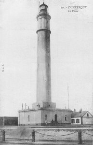 France Dunkerque Le Phare Lighthouse vintage postcard