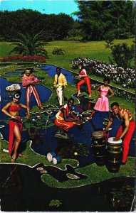 Bermuda Palm Grove Cast of the Holiday Island Revue Vintage Postcard C195