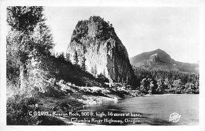 Beacon Rock real photo - Columbia River Highway, Oregon OR  