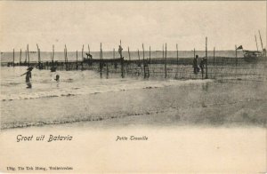 PC GROET UIT BATAVIA PETITE TROUVILLE INDONESIA (a21638)