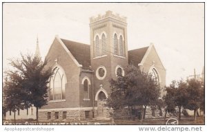 South Dakota Mitchell Congregational Church Real Photo