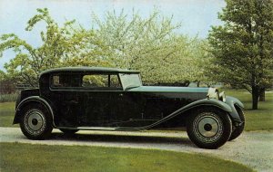 1928 BUGATTI ROYALE COUPE Classic Car Cunningham Museum 1970 Vintage Postcard