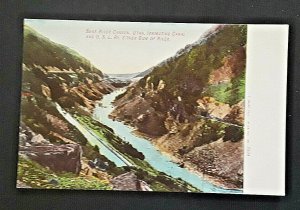 Mint Vintage 1900s Utah Bear River Canyon Irrigating Canal OSL Railway Postcard