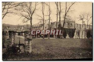 Postcard Abbey Des Vaux De Vernay The Well And The Ruins From & # 39Eglise