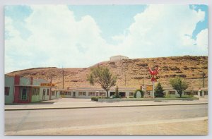 Roadside~Sunset Motel & Auto Court Rawlins Wyoming~c1964 Chrome Postcard