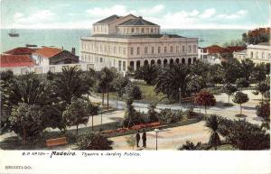 B95916 theatro e jardin publico  madeira  portugal