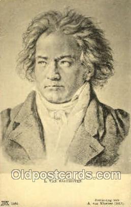 L.Van Beethoven Opera Postcard Postcards  L.Van Beethoven