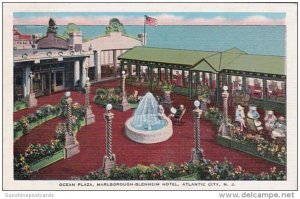 New Jersey Atlantic City Marlborough-Blenheim Hotel The Ocean Plaza 1949