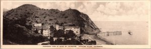 Fold-Out PC Panoramic View of Hotel St. Catherine Catalina Island, California