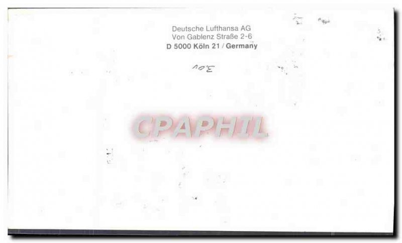 Letter Munchen Berlin Westerland Lufthansa LH5008