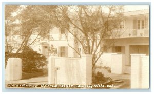 c1940's Residence Of Fred Aslair Beverly Hills California CA RPPC Photo Postcard 