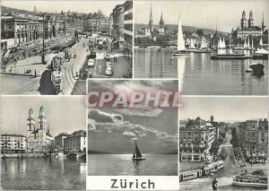 Modern Postcard Zurich