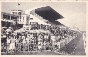 Ostende Wellington Horses Race Course Grandstand Belgium Racecourse Old Postcard