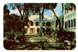 U.S. Virgin Islands - St. Croix, Christiansted. Government House Courtyard