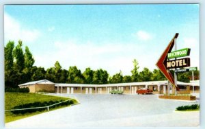 VICKSBURG, Mississippi MS ~ Roadside BEECHWOOD MOTEL ca 1950s  Postcard