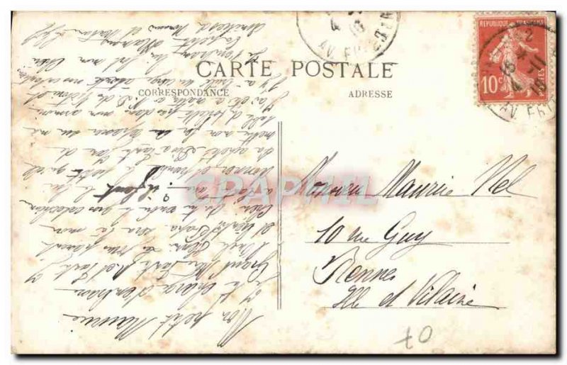 Old Postcard surroundings Vals les Bains Bridge & # 39Arc