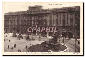 Old Postcard Lyon Artistic Palace St. Peter's Square Bellecour