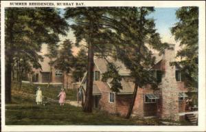 Murray Bay Village Quebec c1920 Postcard #3 SUMMER RESIDENCES