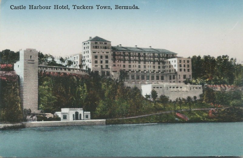 Castle Harbour Hotel, Tuckers Town, Bermuda, early postcard, unused