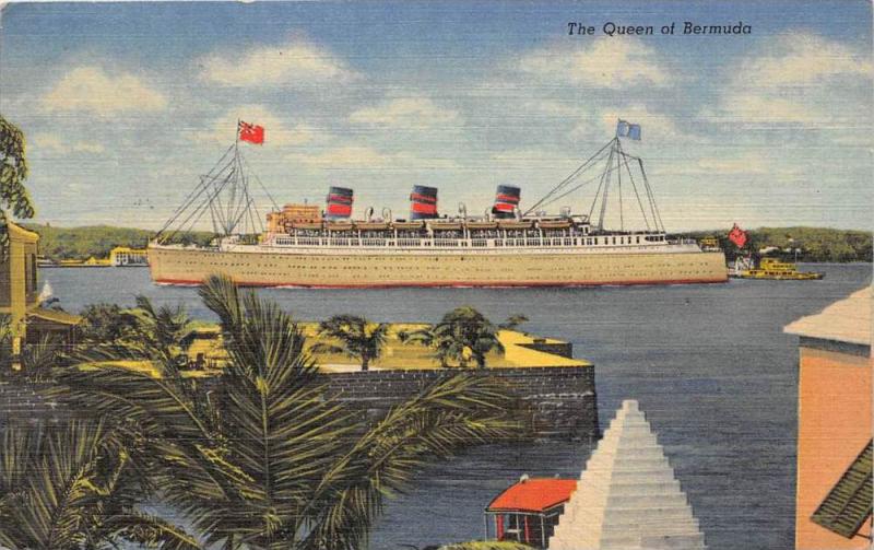 9810  S.S.  Queen of Bermuda  Furness Bermuda Line