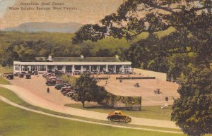 White Sulphur Springs West Virginia Greenbrier Hotel Casino Litho. PC U1735