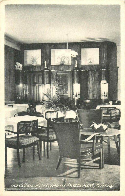 Saxilhus Konditori og Restaurant Kolding postcard