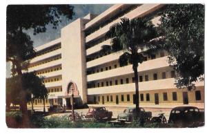 India New Delhi Hotel Janpath 1963 Vintage Postcard