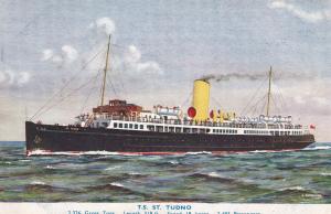 St Tudno Liverpool & North Wales Steamship Company Ship Old Postcard