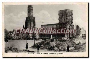 Old Postcard Calais Place d'Armes