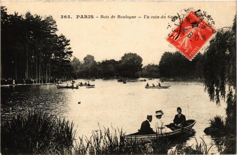 CPA PARIS 16e-Bois de Boulogne-Un coin du Grand Lac (325024)