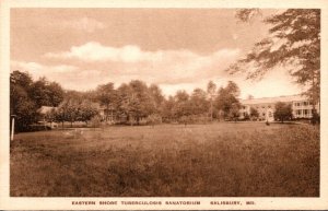 Maryland Salisbury Eastern Shore Tuberculosis Sanatorium Albertype