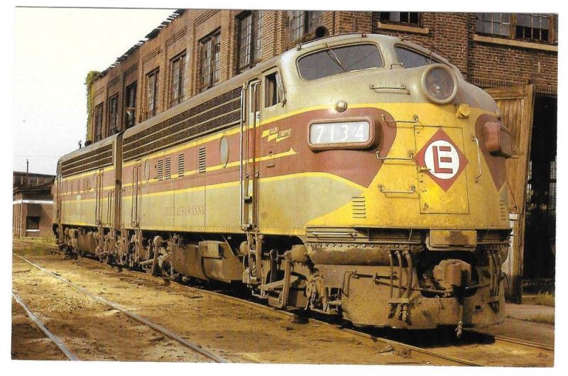 Erie Lackawanna Railroad No 7134 EL F-7A Maybrook Yard NY