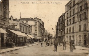 CPA Puteaux Carrefour Rousselle et Rue de la Republique (1315402)